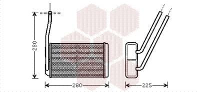 Heat Exchanger, interior heating 02006177
