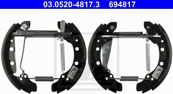 Brake Shoe Set 03.0520-4817.3
