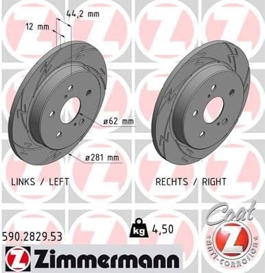 Brake Disc BLACK Z 590.2829.53