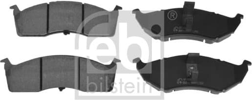 Brake Pad Set, disc brake 116366