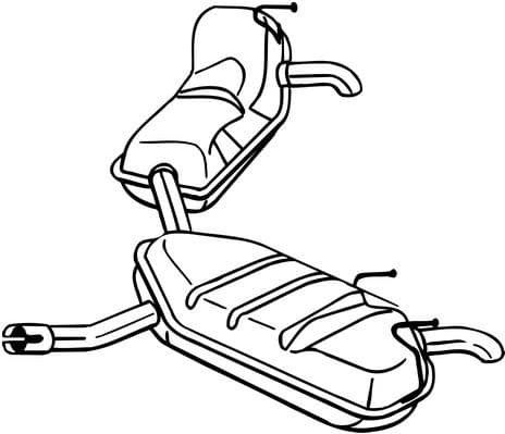 Rear Muffler 281-977