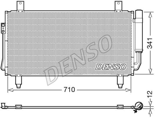 Condenser, air conditioning DCN45006