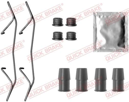 Accessory Kit, disc brake pad 109-0075