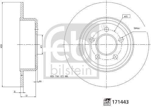 Brake Disc 171443