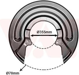 Splash Guard, brake disc 5897373