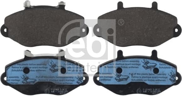Brake Pad Set, disc brake 116070