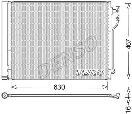 Condenser, air conditioning DCN05031