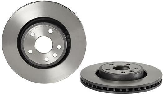 Brake disc, 1pcs FRONT, Top Quality 09.N236.21 - image 2