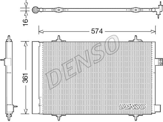 Condenser, air conditioning DCN21019