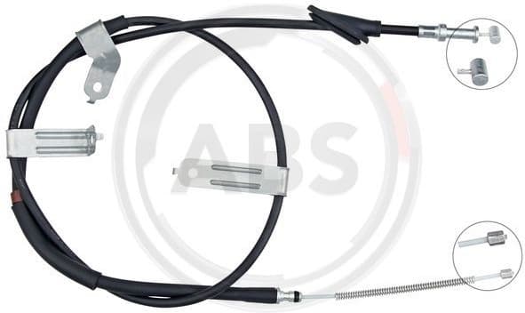Cable Pull, parking brake K10243