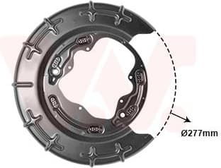 Splash Guard, brake disc 8207374