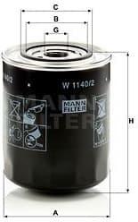 Oil Filter W1140/2