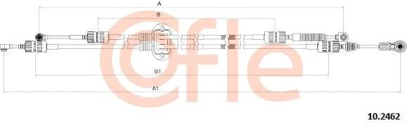 Cable Pull, manual transmission 10.2462