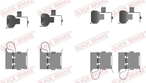 Accessory Kit, disc brake pad 109-0097