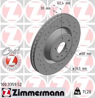 Brake Disc SPORT BRAKE DISC Z 100.3359.52