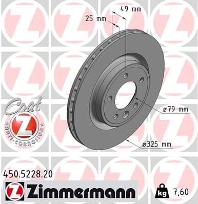 Brake Disc COAT Z 450.5228.20