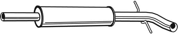 Centre Muffler 24058