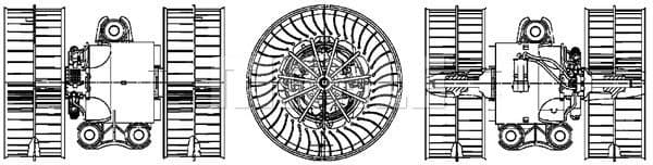 Interior Blower BEHR *** PREMIUM LINE *** AB 40 000P - image 2