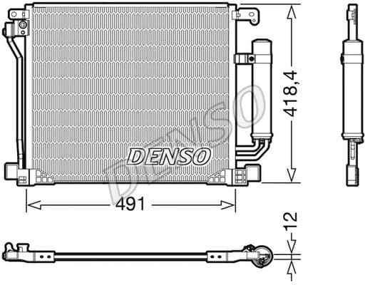 Condenser, air conditioning DCN46025
