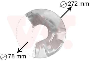 Splash Guard, brake disc 5823372