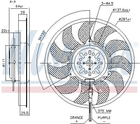 Fan, engine cooling 85731