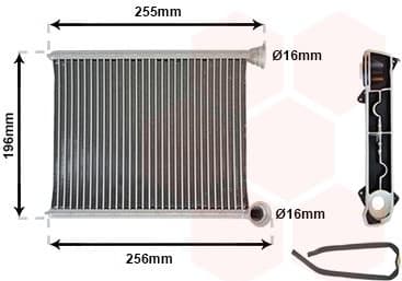 Heat Exchanger, interior heating *** IR PLUS *** 09006281