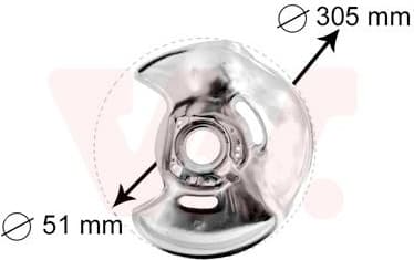 Splash Guard, brake disc 3024371