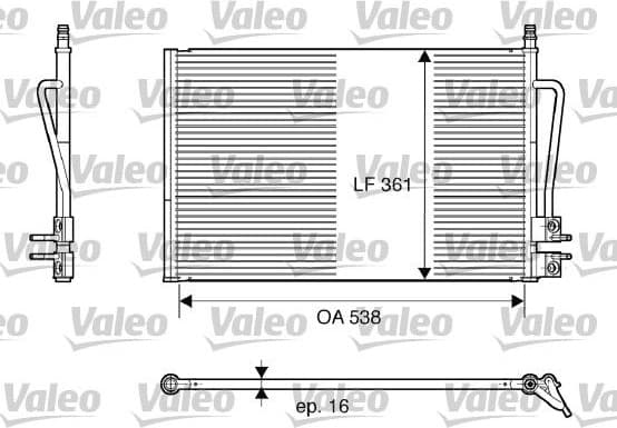 Condenser, air conditioning 817664
