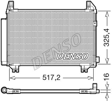 Condenser, air conditioning DCN50107