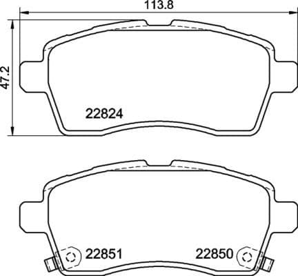 Brake Pad Set, disc brake PRIME LINE P79037
