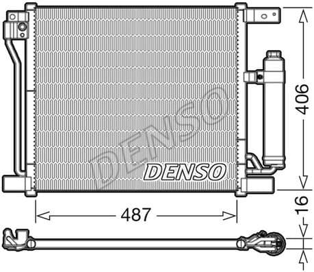 Condenser, air conditioning DCN46021