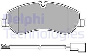 Brake Pad Set, disc brake LP2661