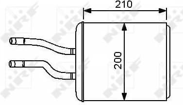 Heat Exchanger, interior heating 53244