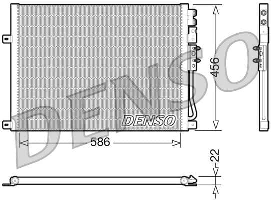 Condenser, air conditioning DCN06009