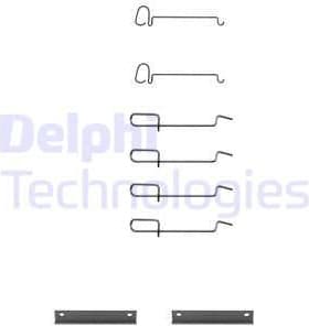 Accessory Kit, disc brake pad LX0080