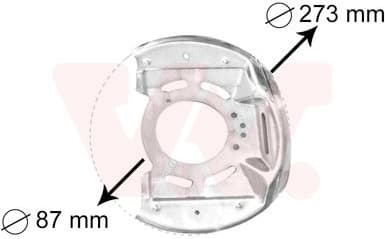 Splash Guard, brake disc 3763371