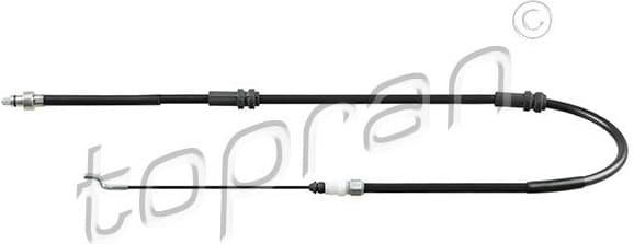 Cable Pull, parking brake 117 604