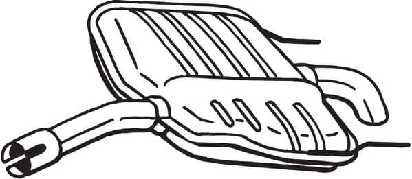 Rear Muffler 185-569