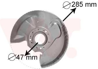 Splash Guard, brake disc 3758371