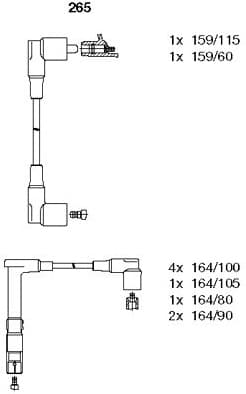 Ignition Cable Kit 265