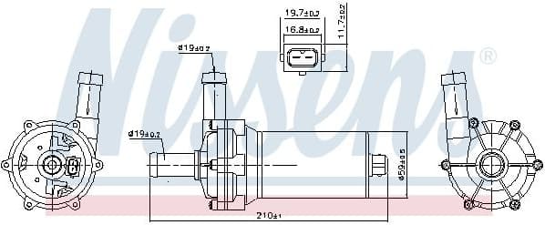 Auxiliary Water Pump (cooling water circuit) 831082