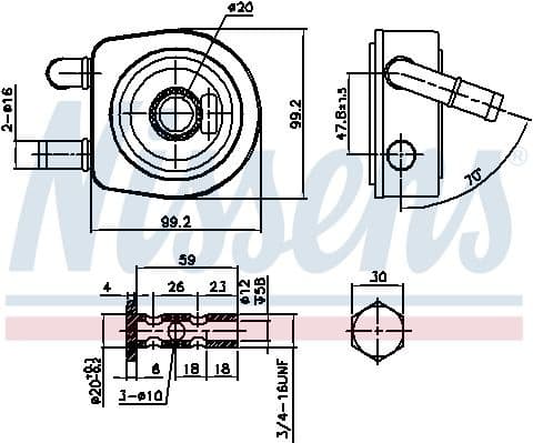 Oil Cooler, automatic transmission ** FIRST FIT ** 91102