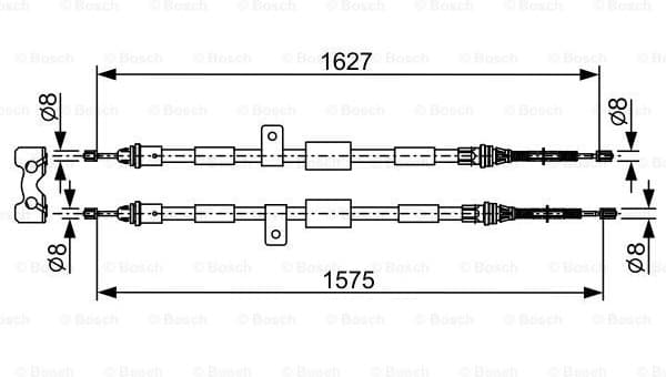 Cable Pull, parking brake 1987477301