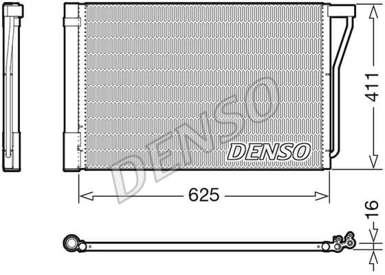 Condenser, air conditioning DCN05022
