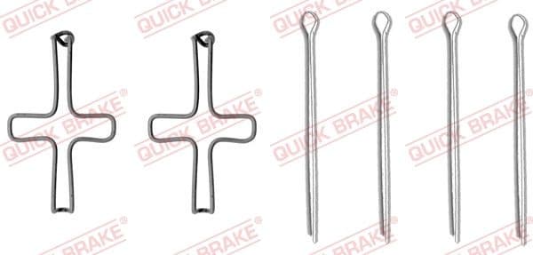 Accessory Kit, disc brake pad 109-1099