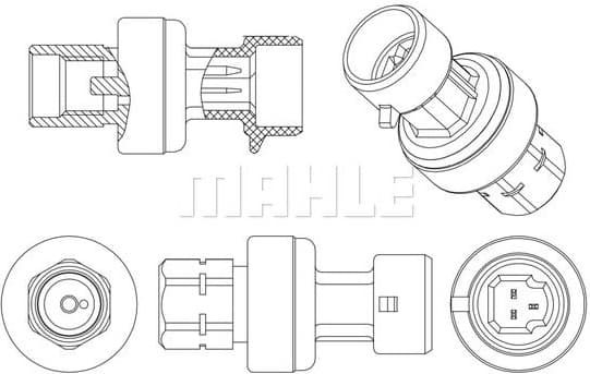 Pressure Switch, air conditioning BEHR *** PREMIUM LINE *** ASE 4 000P - image 2