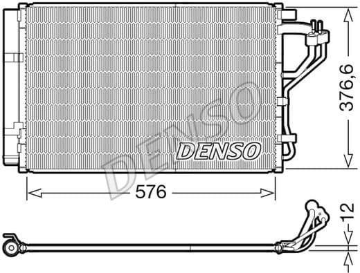Condenser, air conditioning DCN41010