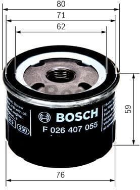 Oil Filter F026407055