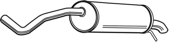 Rear Muffler 23408
