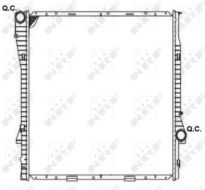 Radiator, engine cooling 53183